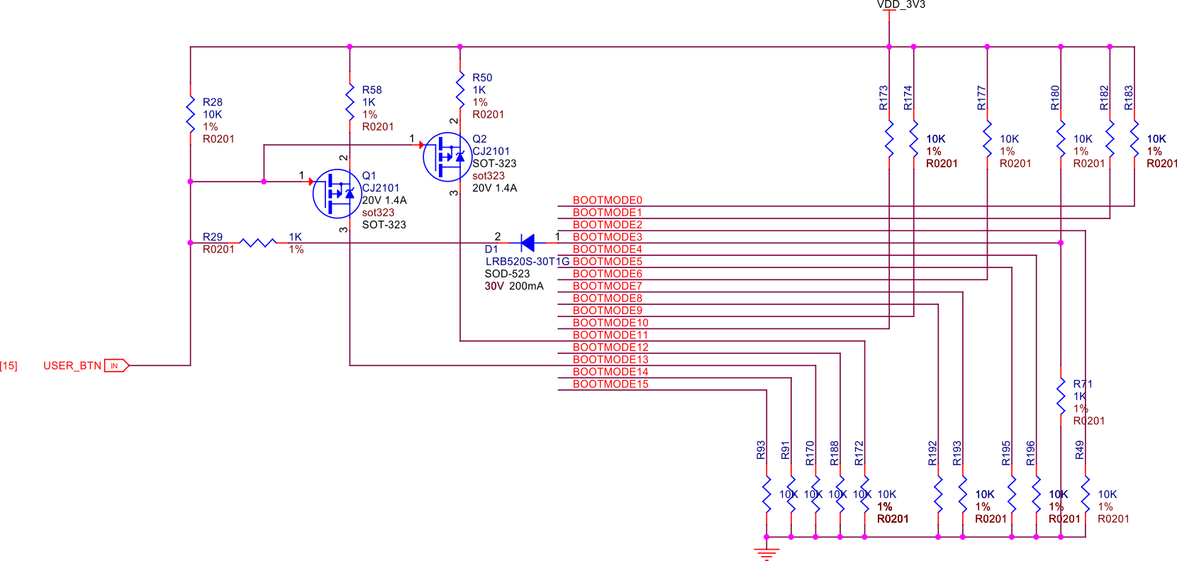 Bootstrap pins connection