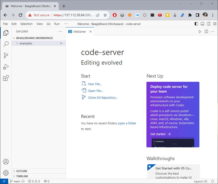 Launch Visual Studio Code IDE